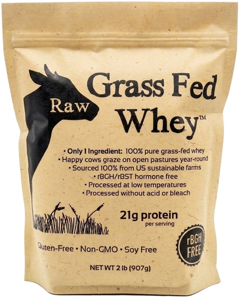 Raw Grass Fed Whey Protein - 2 LB