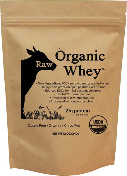 Raw Organic Whey Protein - 12 oz
